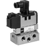 SMC solenoid valve 4 & 5 Port VS7-6/7-8 VS7-6, ISO Interface Solenoid Valve, Metal Seal, Size 1